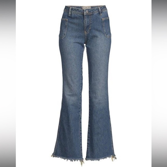 Free People Denim - Free People IZZY Low Rise Flare raw ham jeans